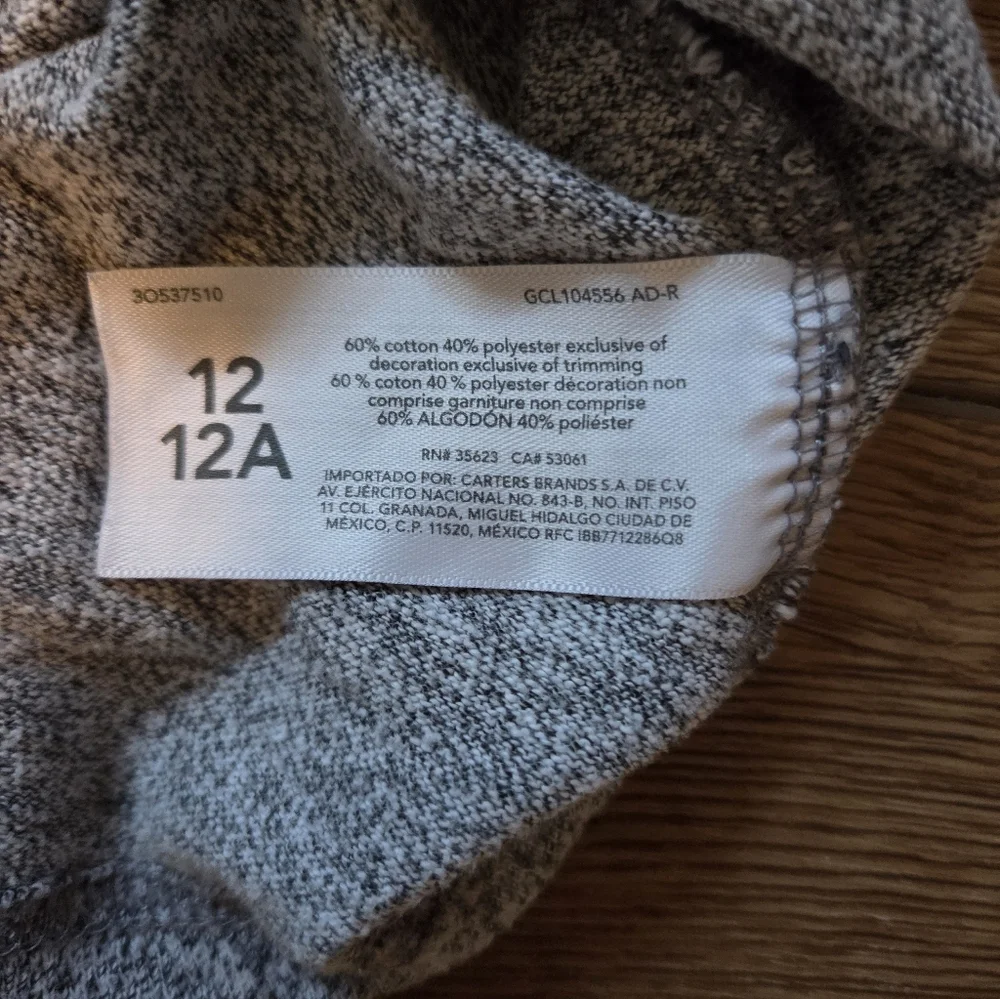 OshKosh B'gosh Blue and Gray Kids Hoodie